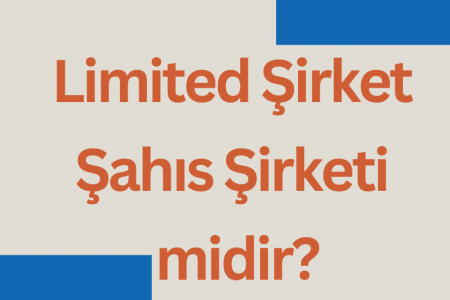 Limited Şirket Şahıs Şirketi midir?